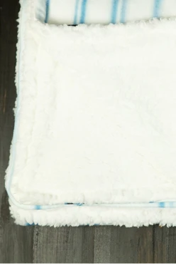 Плед Слипи флисовый 120х140 см (двухслойный), с принтом "Sea wave"#2