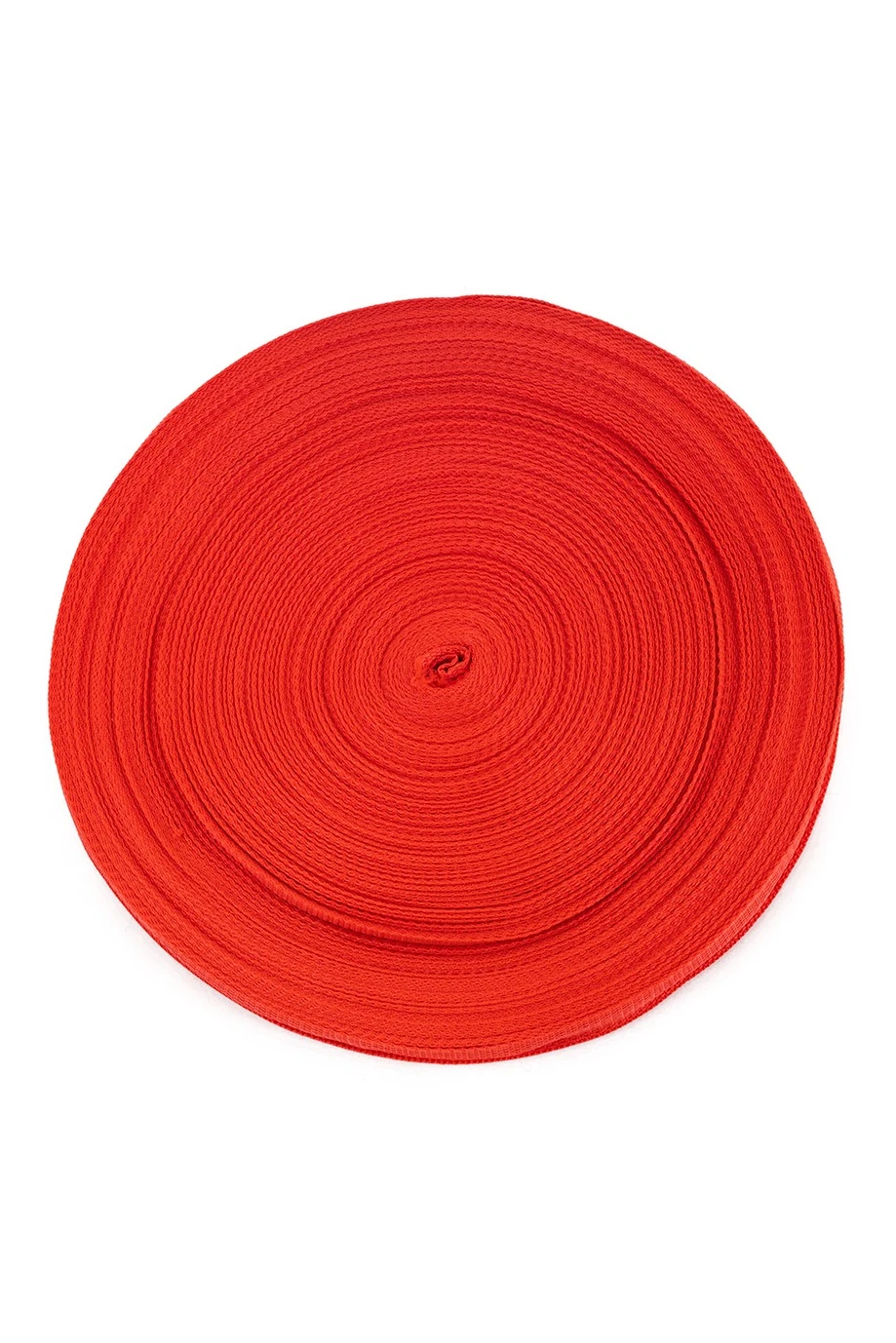 Купить ленту ременную шириной 30 мм, oднотонную красную