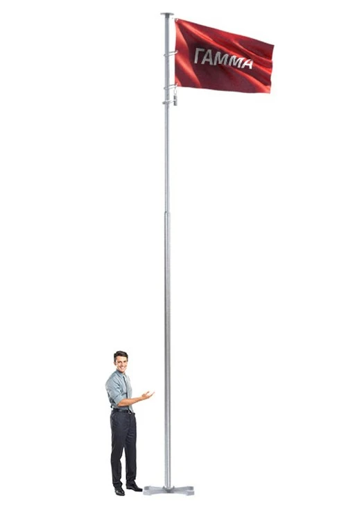Арендовать флагшток из нержавеющей стали с закрытым механизмом 6 м Арендовать флагшток из нержавеющей стали с закрытым механизмом 6 м