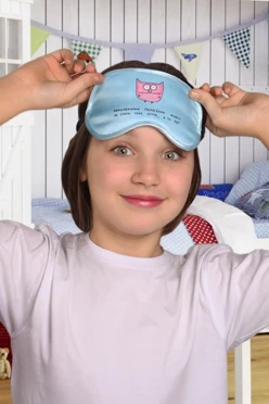 Купить маску для сна с принтом "Sovushka"