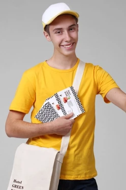 Купить футболку Лайт унисекс жёлтую