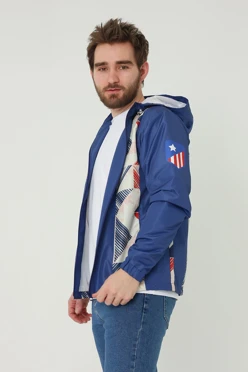 Купить ветровку  Олимпик спортивная с капюшоном унисекс, с полной запечаткой