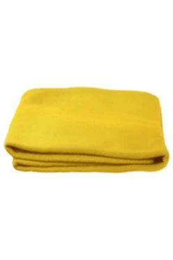 Купить желтый плед Классик флисовый 155х200 см