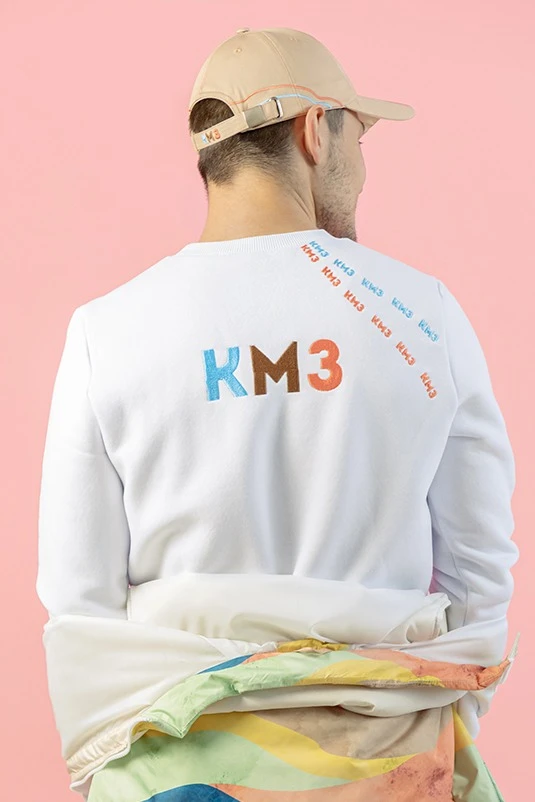 Свитшот Тревис из футера унисекс, однотонный#3