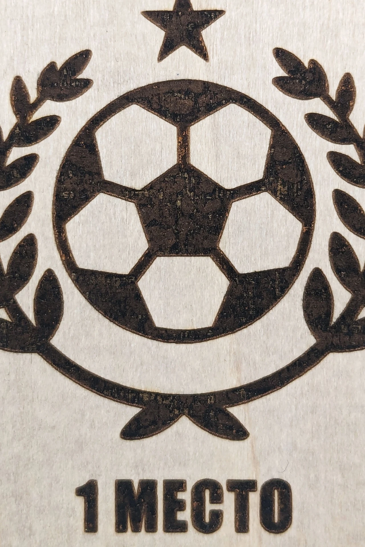 Медаль из фанеры Круг МФ8007 80 мм с гравировкой#2