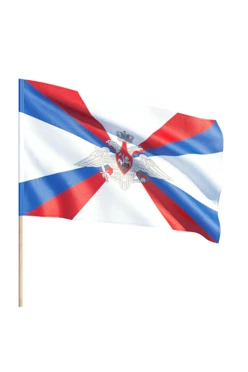 Купить флаг Министерства обороны РФ  90х135 см шелк от производителя