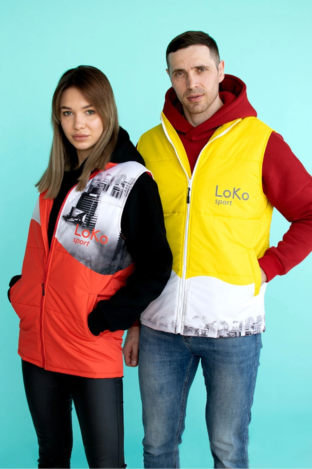 Жилет Портер на синтепоне со стежкой унисекс, с полной запечаткой#5 Жилет Портер на синтепоне со стежкой унисекс, с полной запечаткой#5