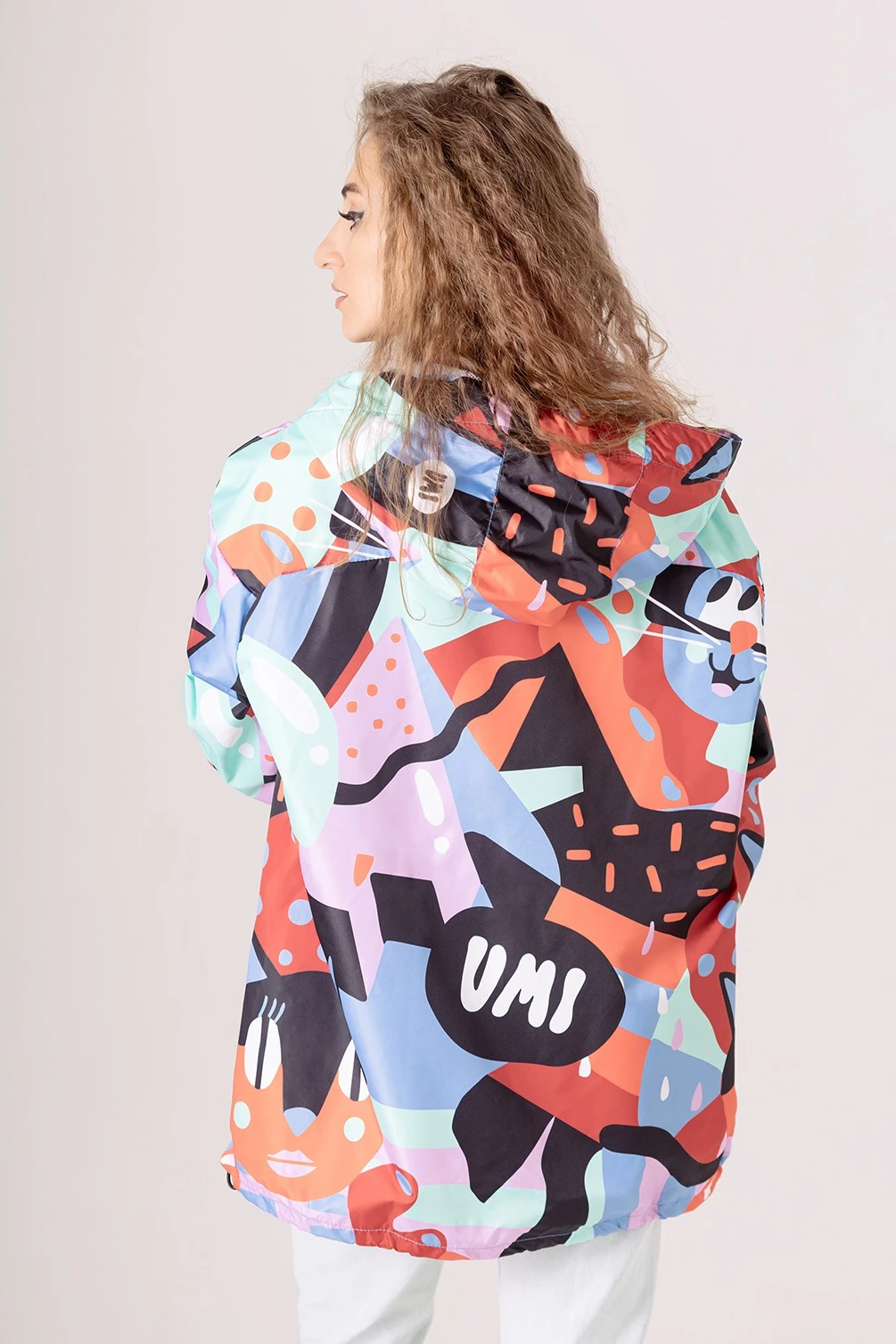 Анорак Рэйбел унисекс с полной запечаткой "UMS"#4 Анорак Рэйбел унисекс с полной запечаткой "UMS"#4