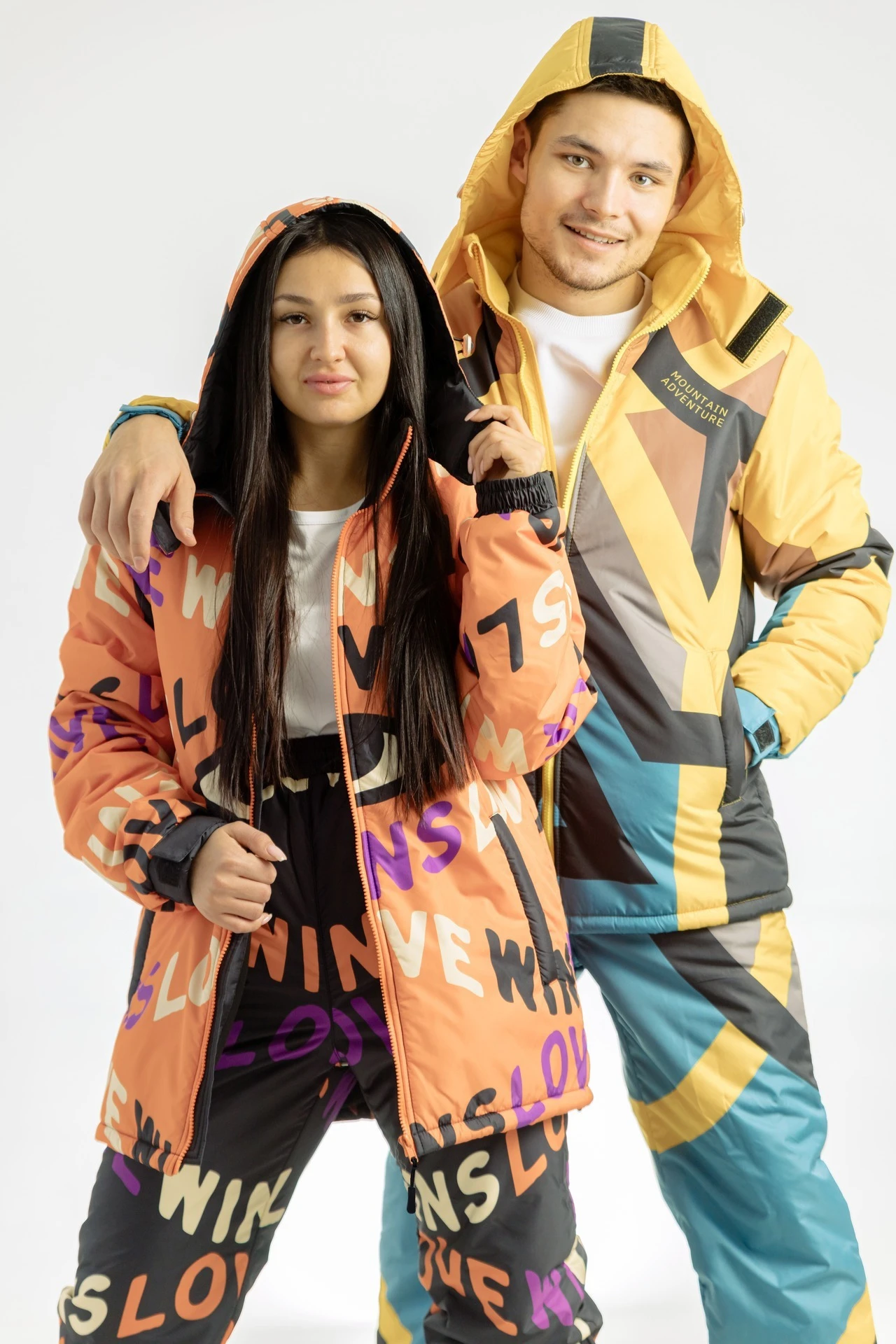 Куртка Арктик с капюшоном на синтепоне унисекс, с полной запечаткой#4