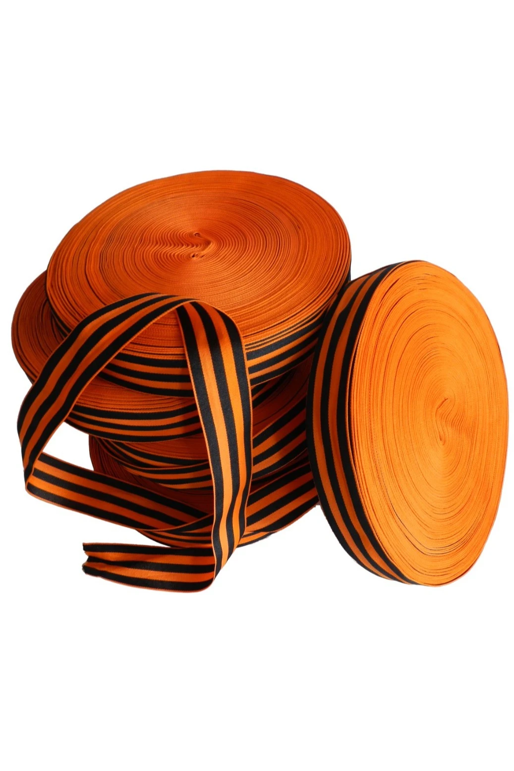 Купить георгиевскую ленту в рулоне 100 метров шириной 3,5 см Купить георгиевскую ленту в рулоне 100 метров шириной 3,5 см