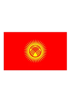 Купить флажок Киргизии 15х22 см