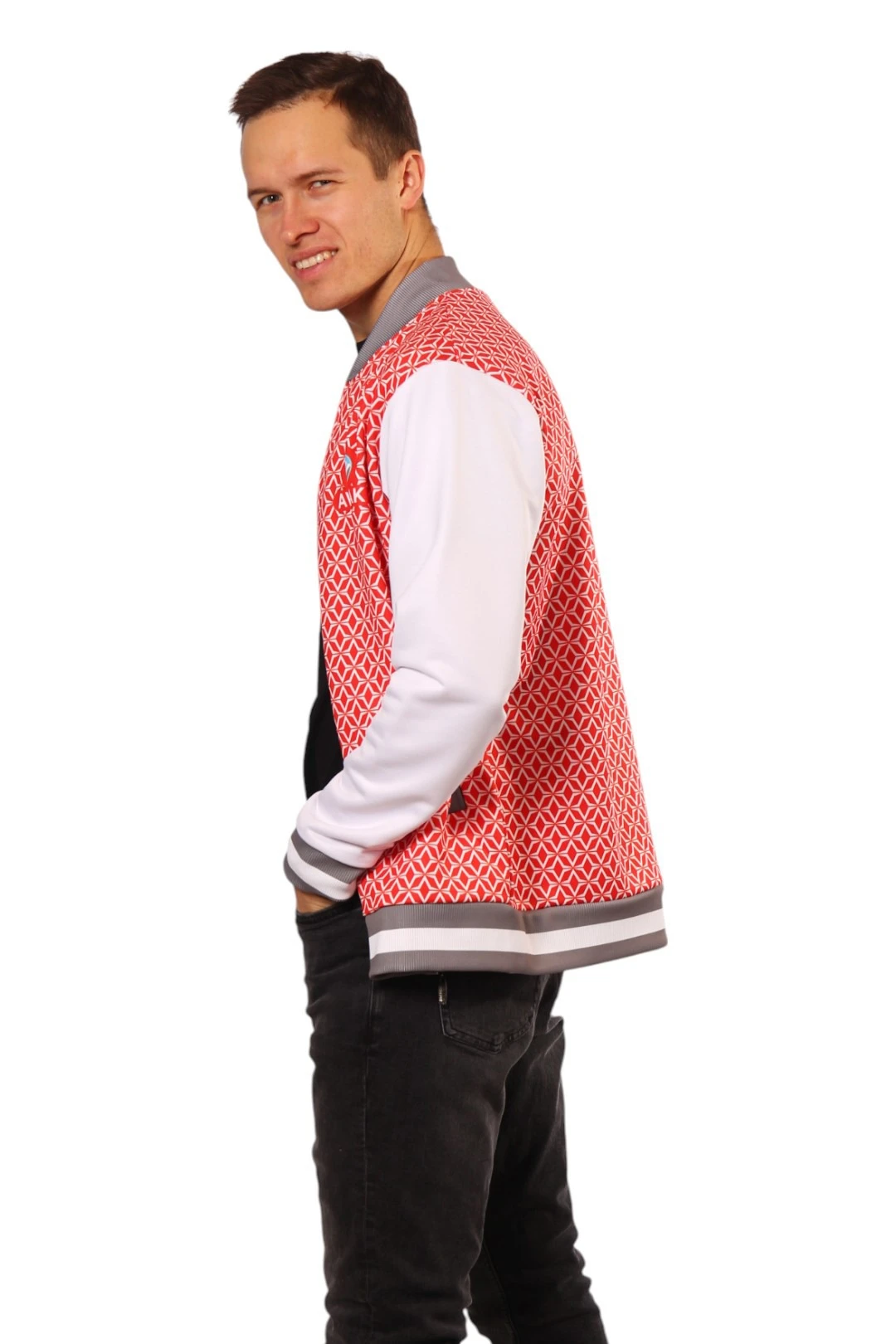 Бомбер Блэйд унисекс из футера с полной запечаткой "Awak"#1