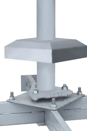 Купить крышку на основание уличного флагштока из алюминия Купить крышку на основание уличного флагштока из алюминия