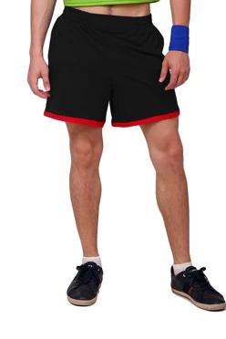 Купить шорты унисекс из кулирной глади чёрные