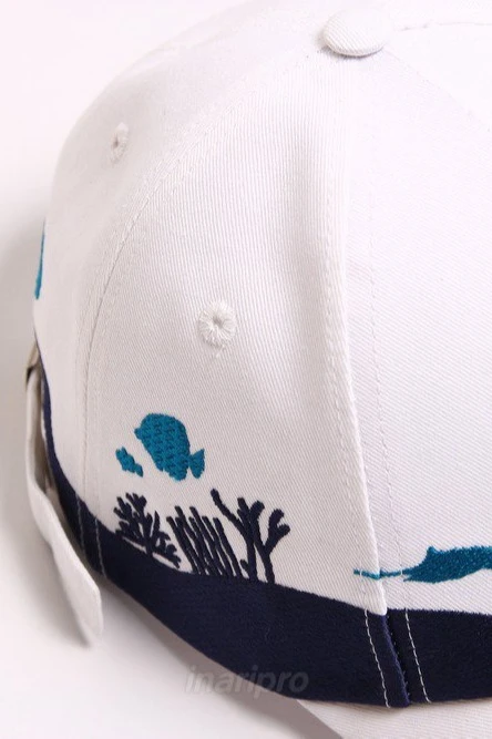 Бейсболка Прайд с уникальной вышивкой на всех деталях (хлопок) "Pelican"#2