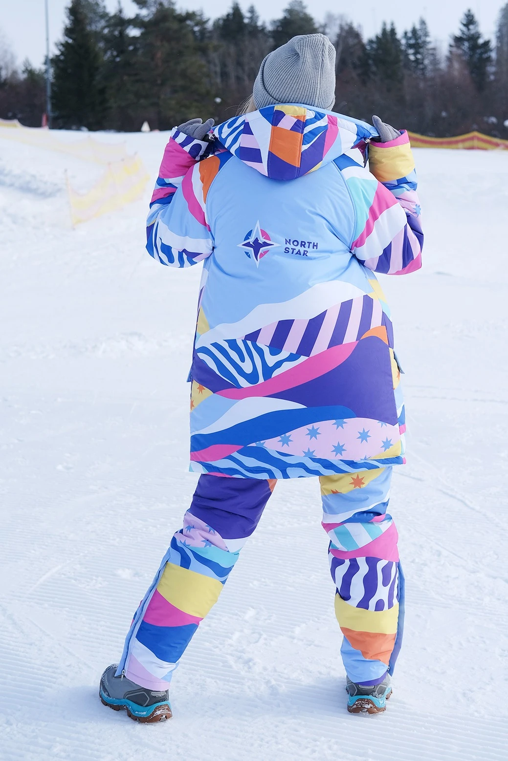 Костюм Гонг на синтепоне унисекс, с полной запечаткой "Nort star"#6