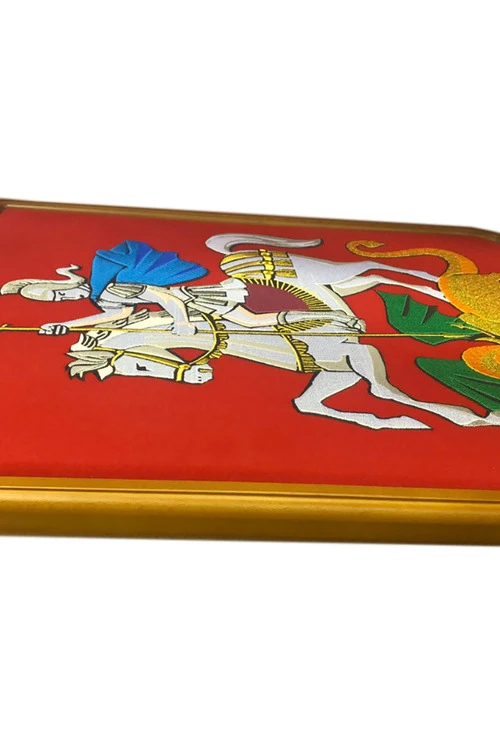 Герб Московской области 53х61 см, вышитый#8