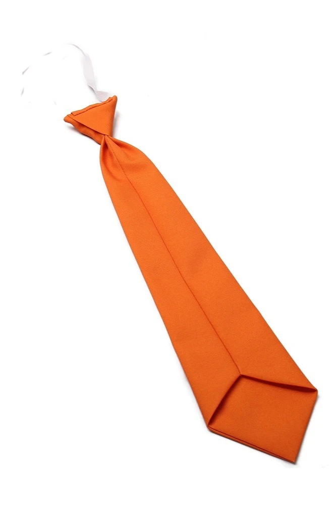 Купить галстук Тайм однотонный оранжевый Купить галстук Тайм однотонный оранжевый