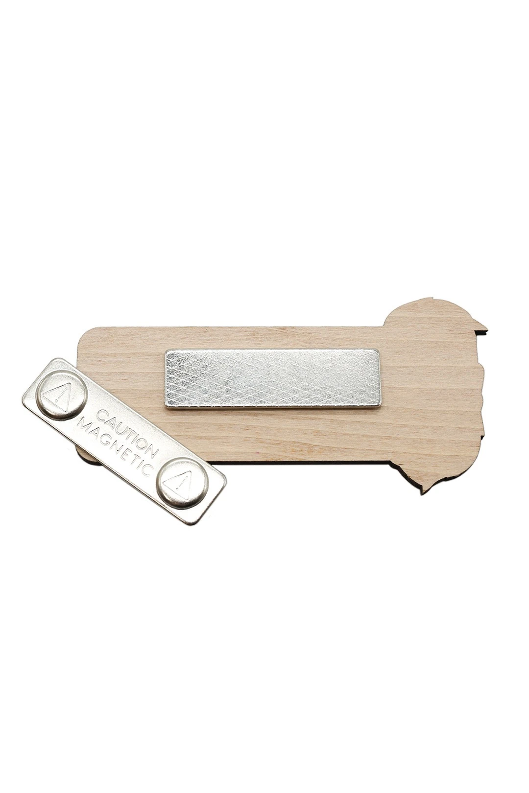 Бейдж из фанеры с гравировкой 30х60 мм "Mens Pride"#1