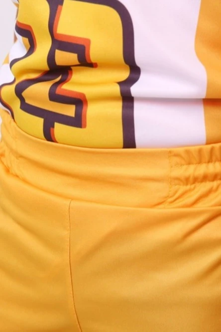 Баскетбольная форма Рассел детская с полной запечаткой "Orange"#3