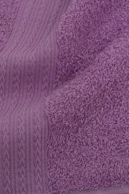 Полотенце махровое 70х140 см (Ituma), однотонное сиреневое#1