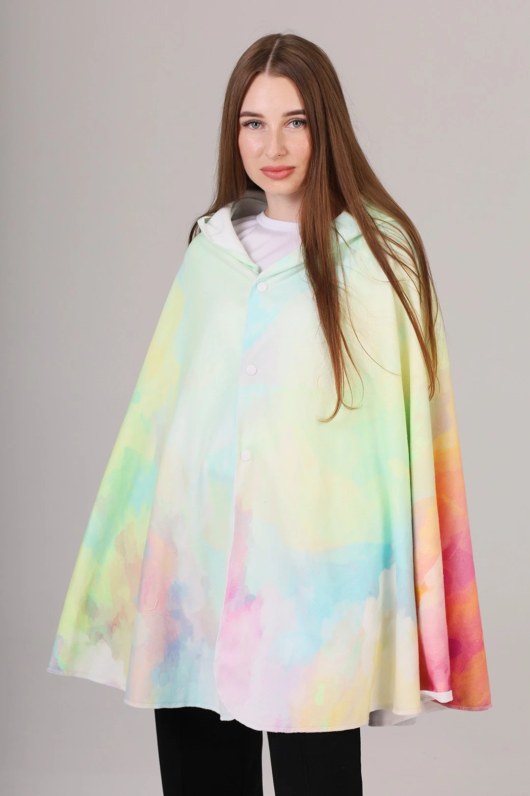 Купить плед-накидку Терраса с полной запечаткой "Акварель" Купить плед-накидку Терраса с полной запечаткой "Акварель"