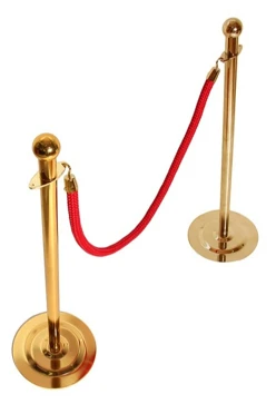 Канат для мобильной стойки ограждения под золото#2