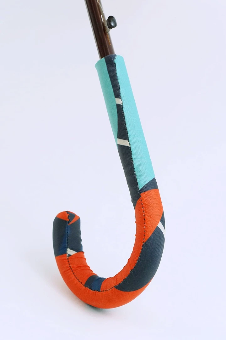 Зонт-трость Мэри с деревянной ручкой однослойный, с полной запечаткой (без совмещения) "Autumn"#4