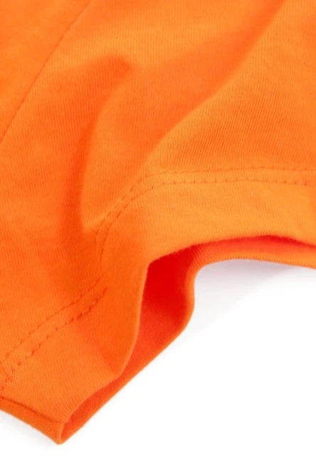 Футболка Премиум женская (Modern) однотонная оранжевая (хлопок)#4