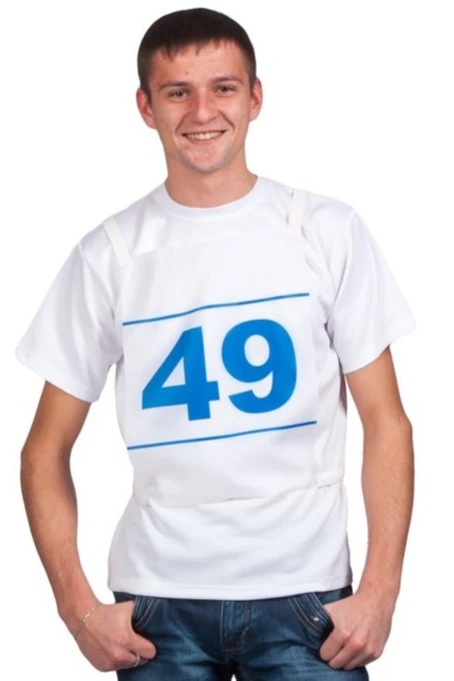 Стартовый номер на грудь 20х30 см, с полной запечаткой#3