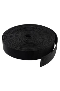 Купить резинку плоскую 100% пэ, 25 мм, черную