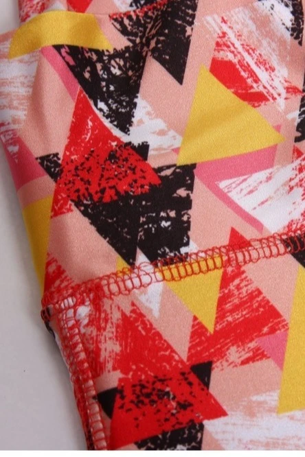 Комплект женский с принтом "Triangles"#2