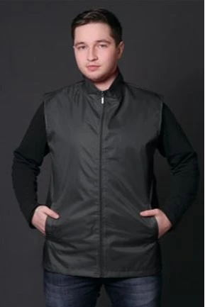 Купить жилет Брайт однотонный взрослый черный