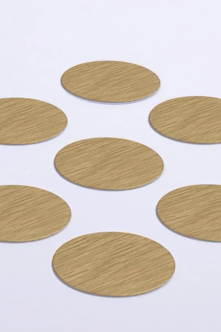 Вкладыш царапанный односторонний 50 мм 0,45 мм 50 шт, золото#1