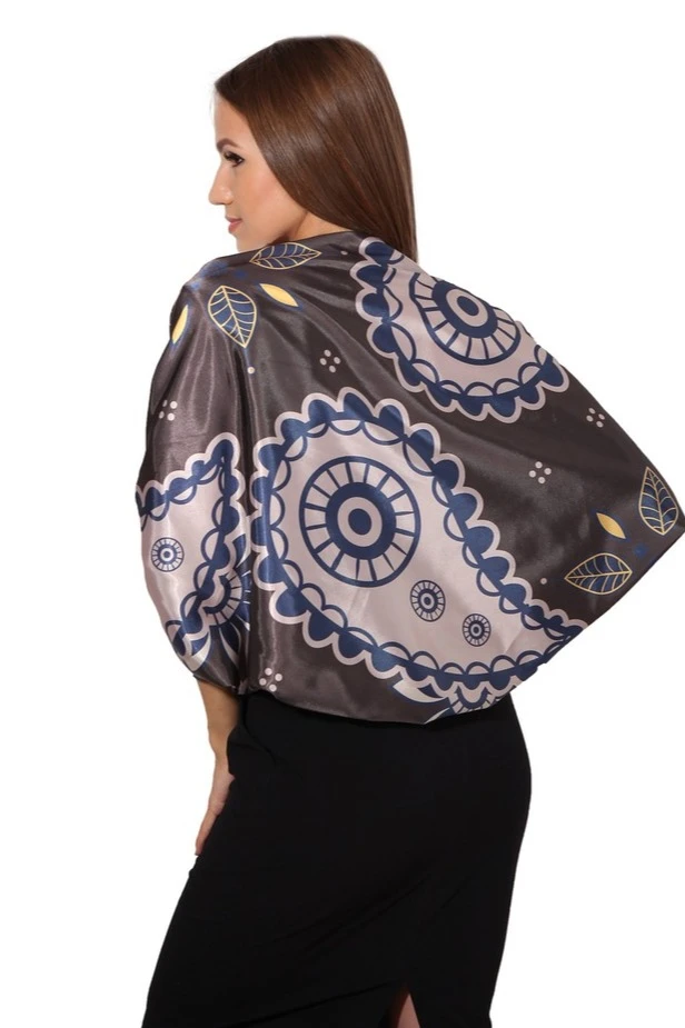 Платок Шанель 90х90 см, с полной запечаткой#2