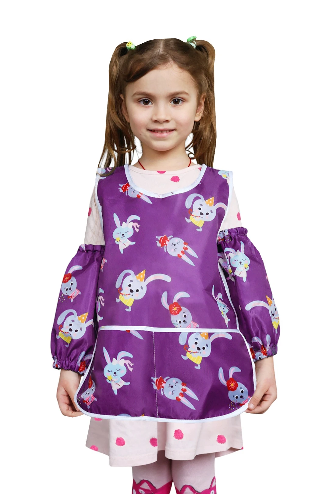 Купить фартук Снуппи 35х56 см с нарукавниками детский с полной запечаткой