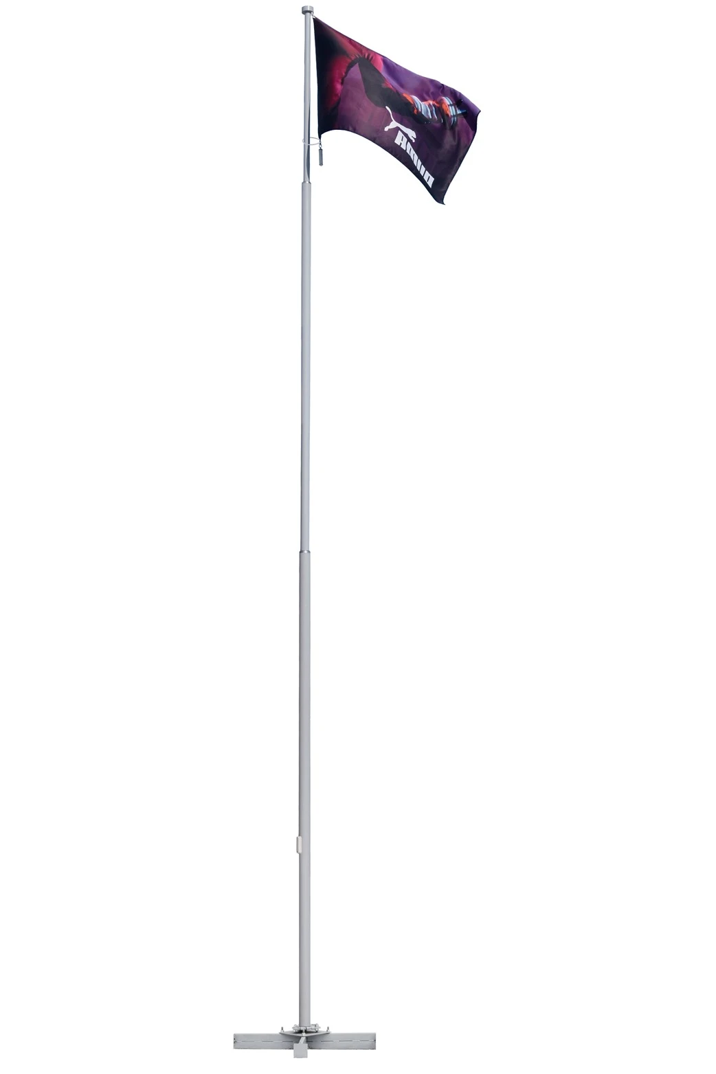 Арендовать флагшток из алюминия с закрытым механизмом 10 м (покраска)