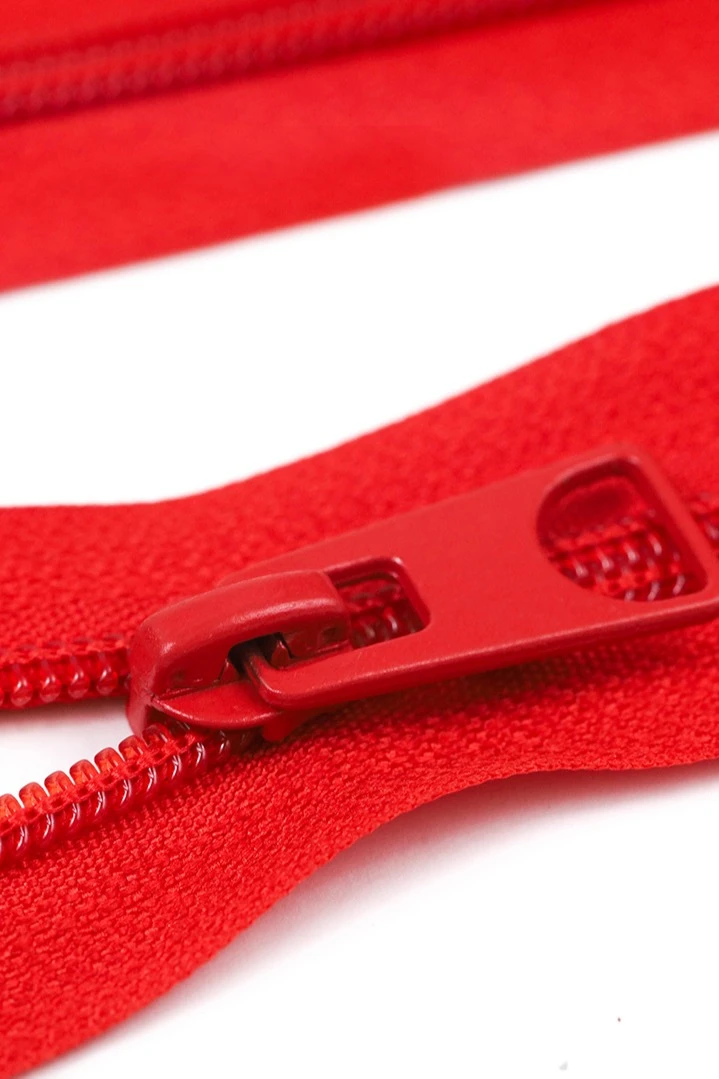 Молния спиральная рaзъемная 80 см, тип 5, красная#1