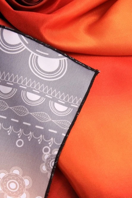 Платок Шанель 100х100 см, с полной запечаткой "Pattern"#5