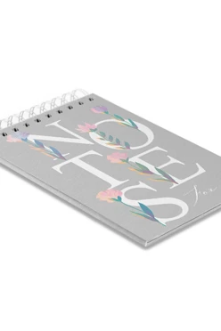 Блокнот фирменный А7 на пружине (40 листов) с принтом "Notes"#1 Блокнот фирменный А7 на пружине (40 листов) с принтом "Notes"#1