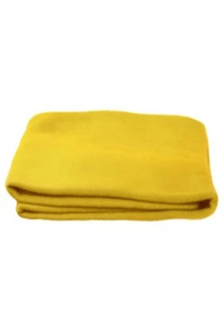 Купить жёлтый плед Классик флисовый 155х170 см