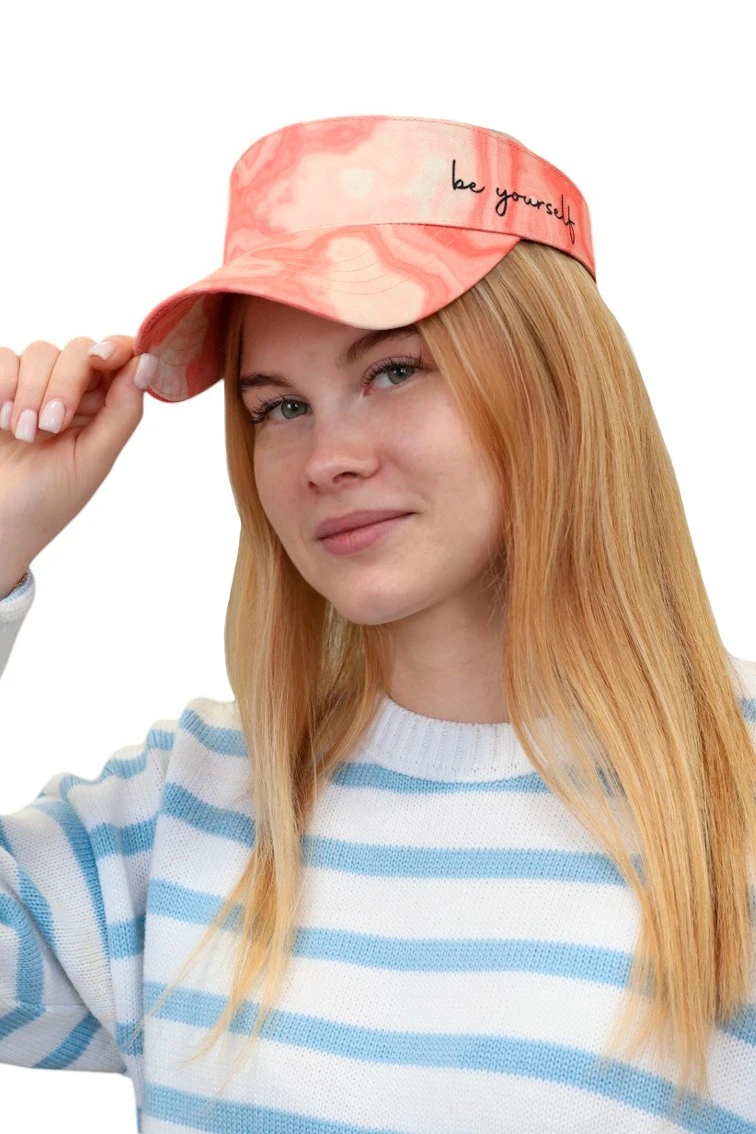 Купить козырек Софт на липучке с полной запечаткой "Be yourself"