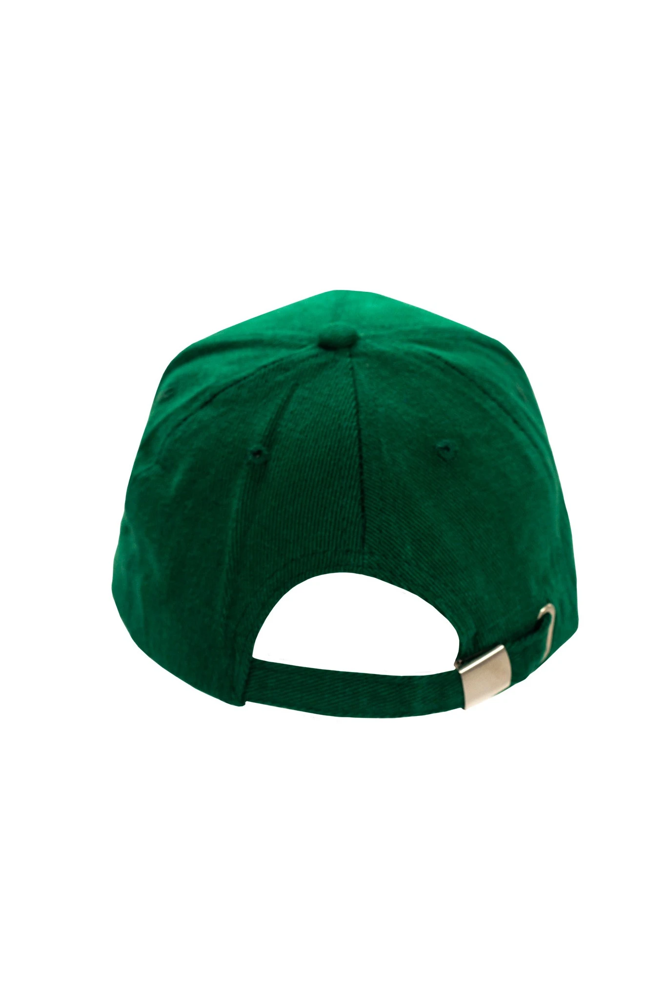 Бейсболка Спайк пятиклинка взрослая, однотонная зеленая (хлопок)#2