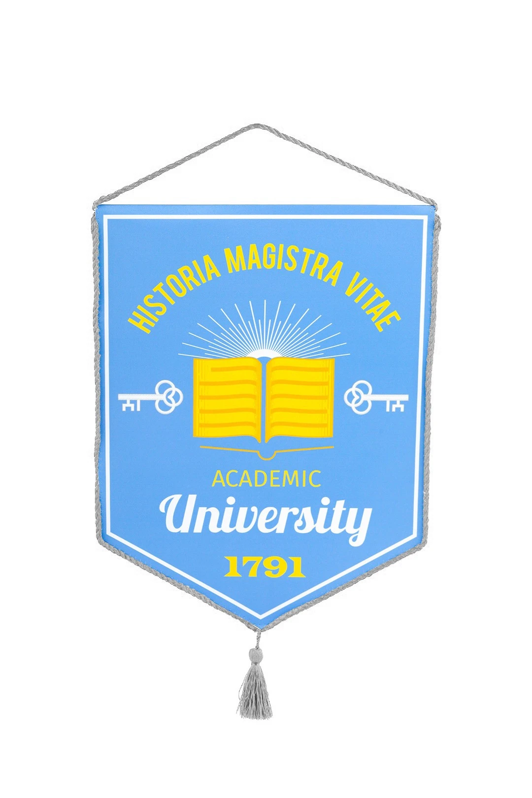 Вымпел Угол печатный со шнуром, декоративная кисть, 30х40 см#2