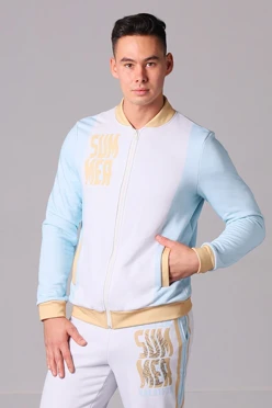 Бомбер Скай унисекс из футера хб с полной запечаткой#1