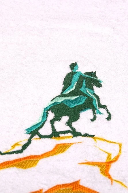 Полотенце махровое 50х90 см (Ituma), однотонное "St. Petersburg"#3