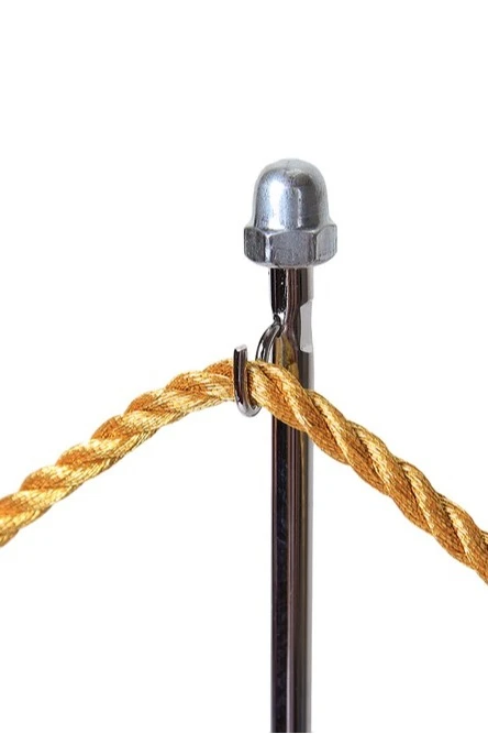 Подставка под вымпел (хромированная сталь) фигурная 50 см#1