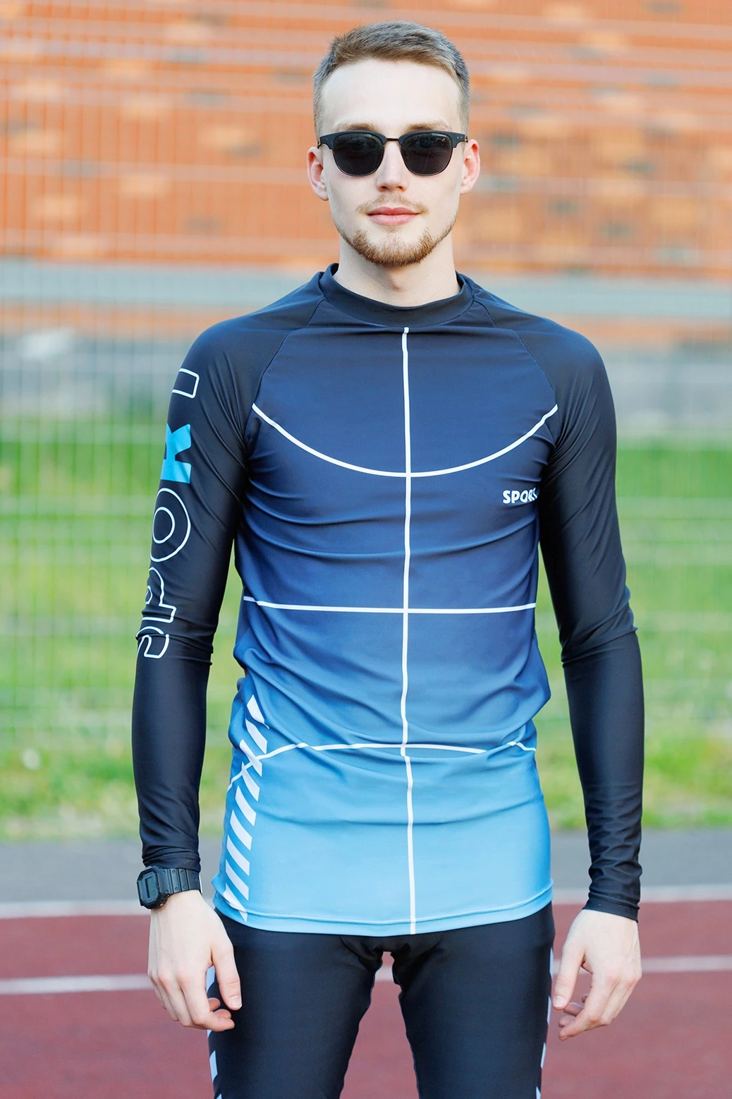 Рашгард Конер велосипедный взрослый с полной запечаткой "Sports"#2