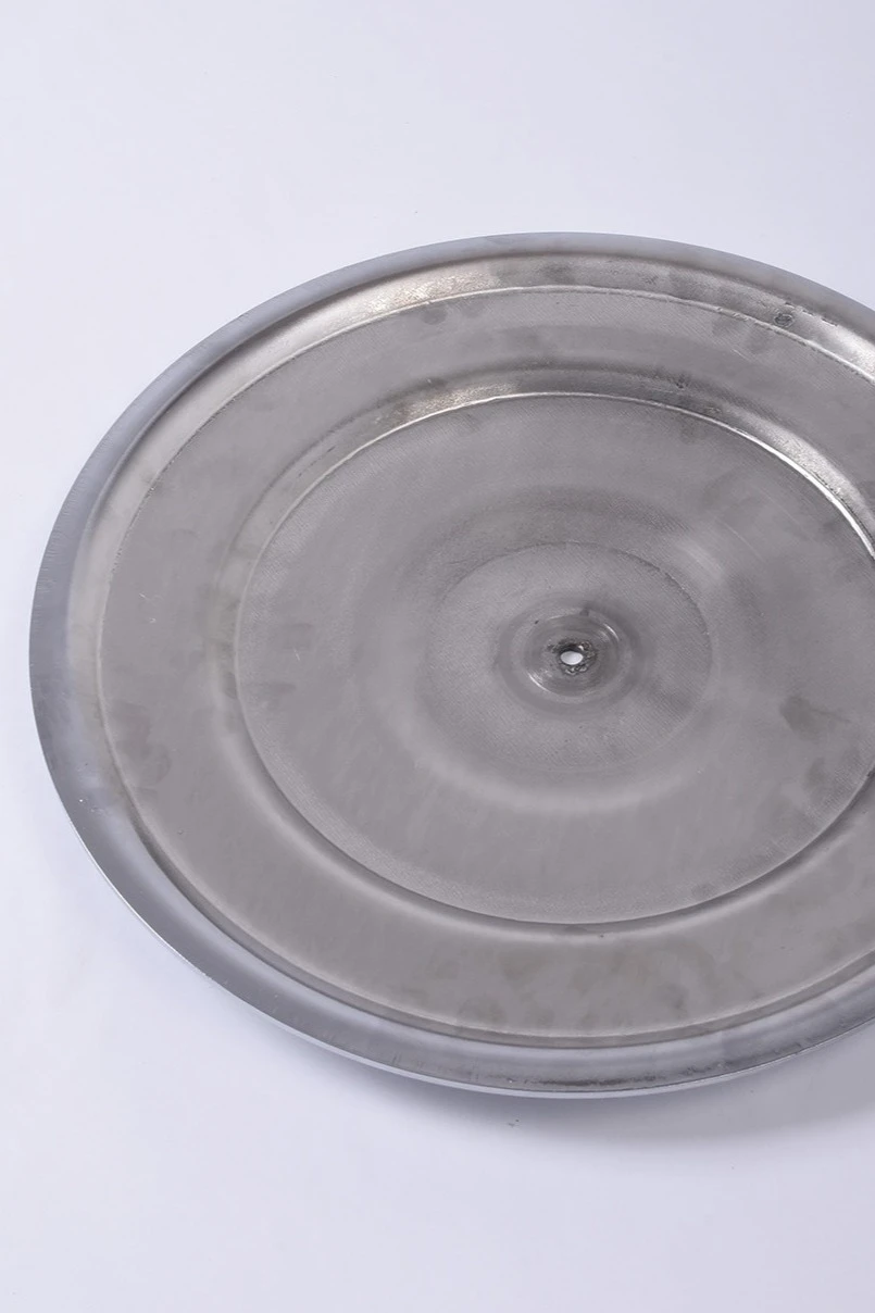 Купить Круг стальное хромированное фигурное под серебро на 1 шток, Ø 38,5 см