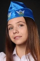 Пилотка Полет фигурная с полной запечаткой "Wings of Knowledge"#6